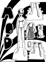 Click here For Full Sized Paper Doll to Print