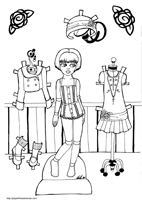 Click here For Full Sized Paper Doll to Print