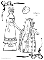 Click here For Full Sized Paper Doll to Print