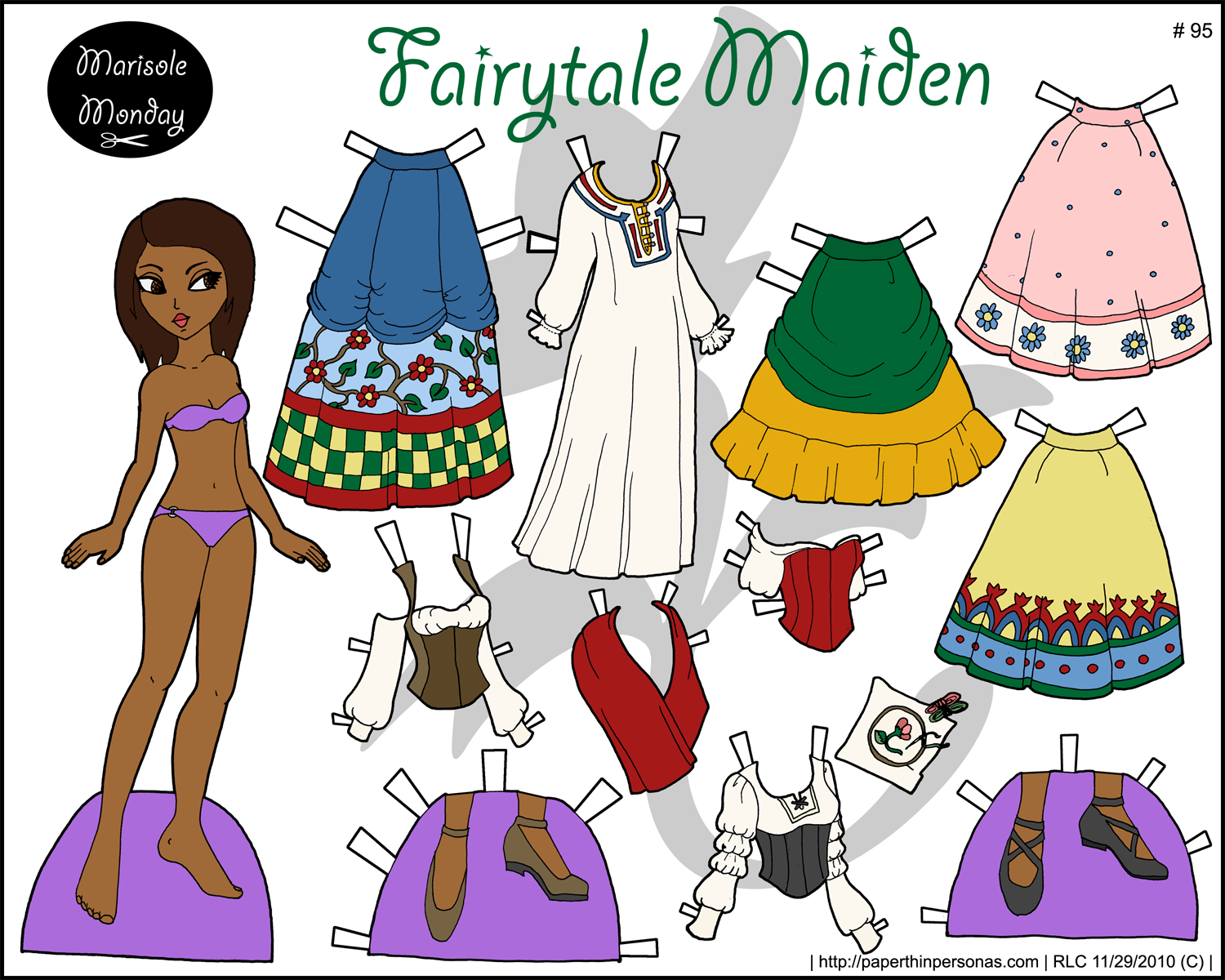 Free paper dolls printable