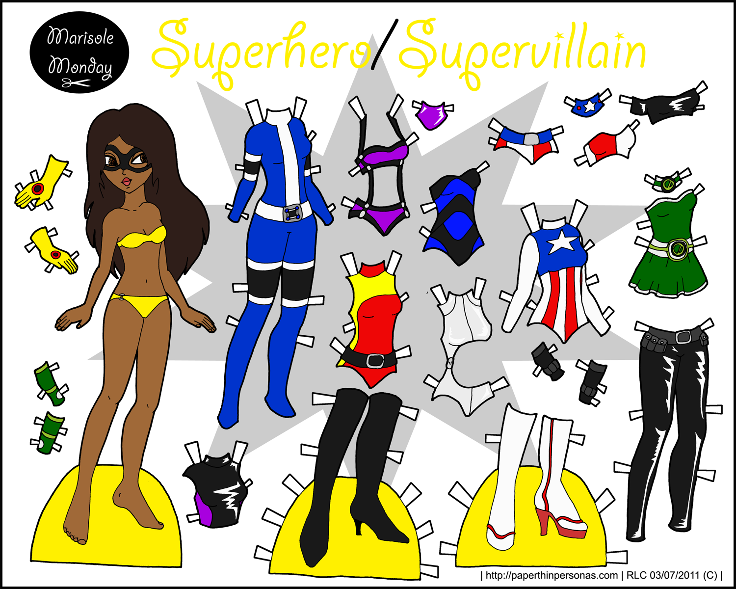 Marisole Monday Superhero/Supervillian • Paper Thin Personas