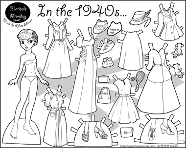 Thumbnail link image printable paper doll