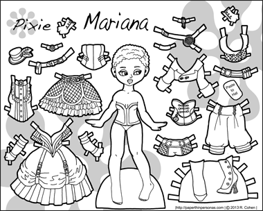 Thumbnail link image printable paper doll
