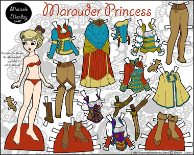 Thumbnail link image printable paper doll