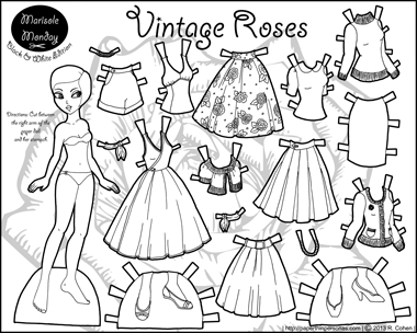 Thumbnail link image printable paper doll