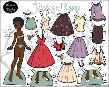 Thumbnail link image printable paper doll