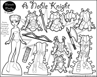 Thumbnail link image printable paper doll