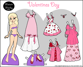 Thumbnail of the Blond Paper Doll