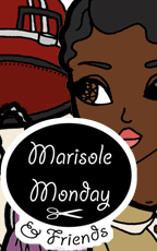Marisole Monday & Friends Paper Doll Logo. Monica with her 1920s clothing is featured in this post. 