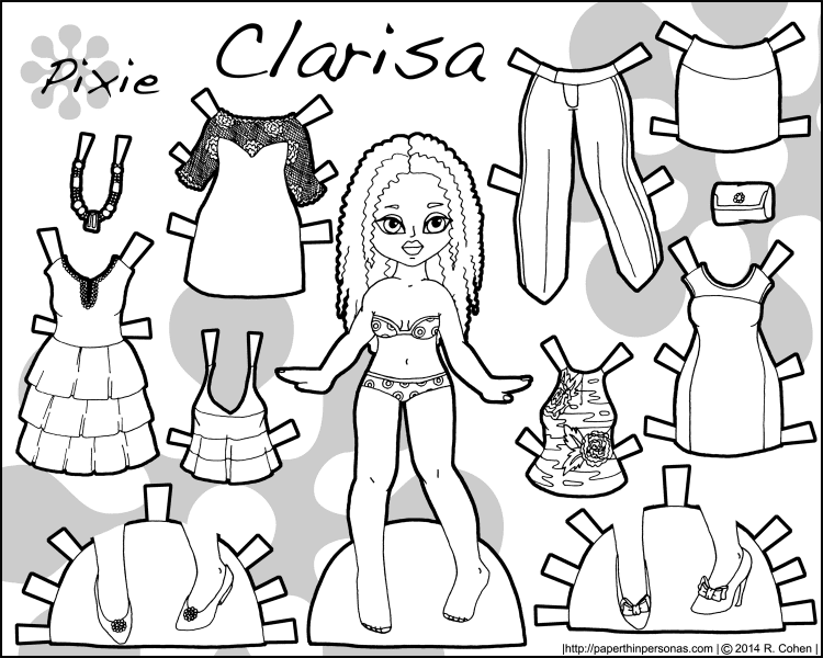 clarisa-jewel-tones-paper-doll-bw