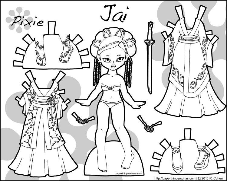 jai-fantasy-paper-doll-bw