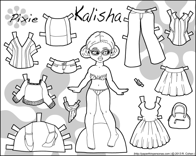 kalisha-black-white-pixie-paper-doll