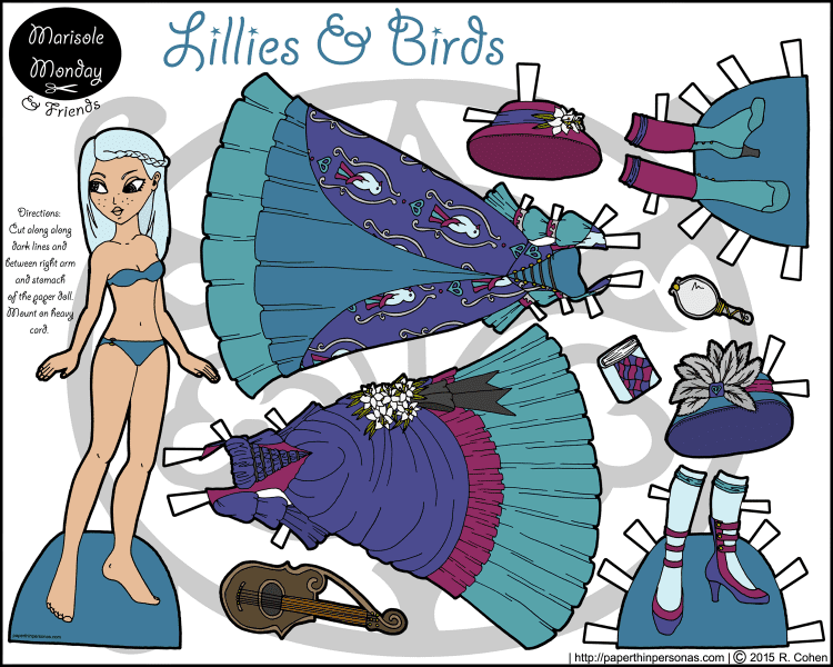 lilliesandbirds-princess-paper-doll-color