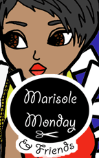 Essential Elegance is a beautiful black paper doll with short hair and a 16 piece wardrobe including accessories.