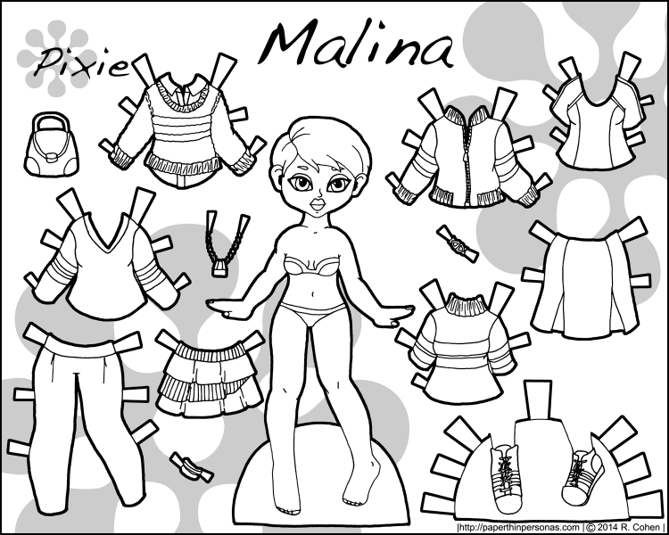 malina-autumn-pixie-paper-doll-bw