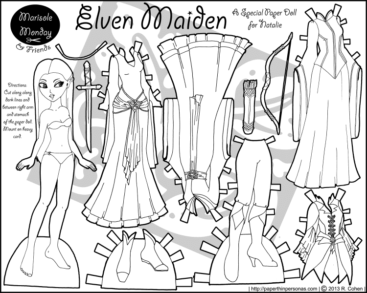 marisole-elven-princess-bw