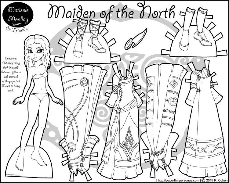 nordic-viking-fantasy-paper-doll-bw
