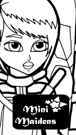 Mini Maidens Logo- Hazel's Futuristic Fashions