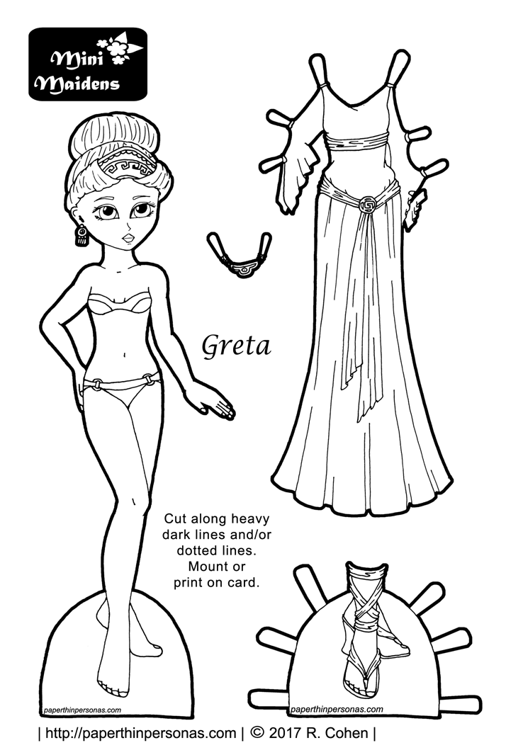Aces & Queens: A Playing Card Inspired Paper Doll • Paper Thin Personas