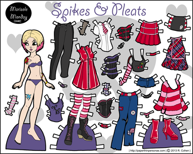 Paper dolls hot sale marisole monday