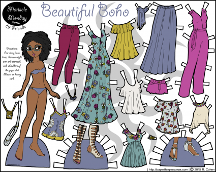 beautiful-boho-contemporary-paper-doll