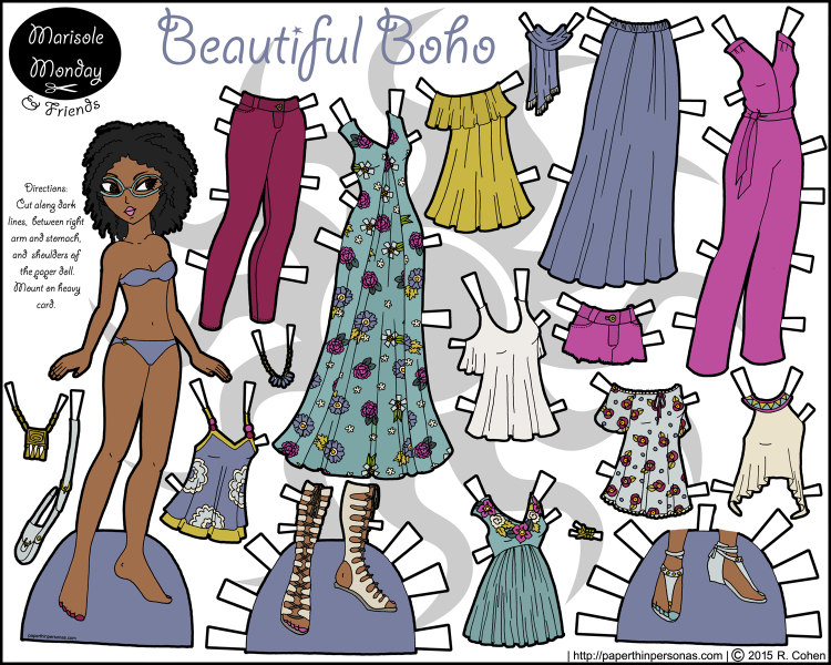 beautiful-boho-contemporary-paper-doll