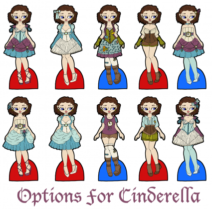 cindrella-outfit-options