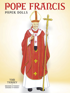 Pope Francis Paper Doll by Tom Tierney