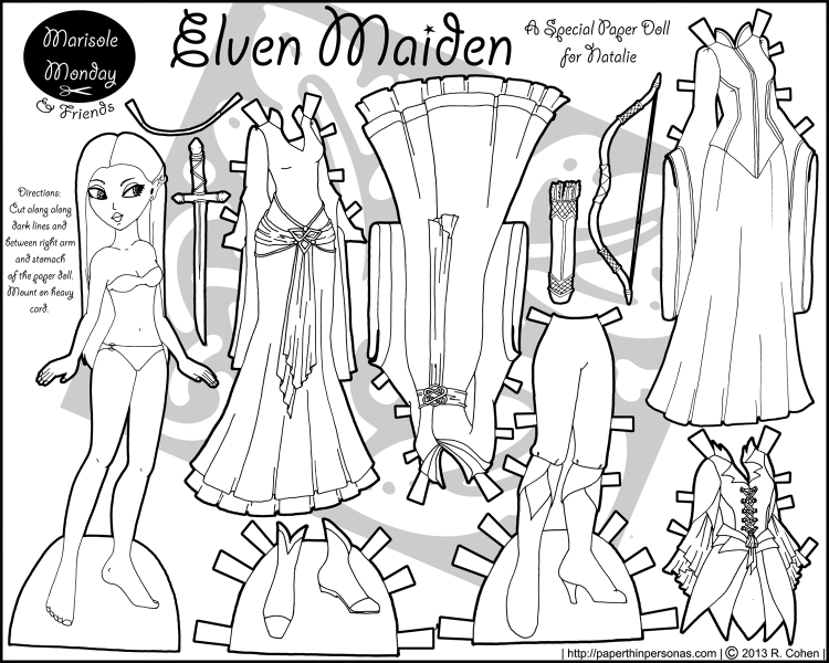 marisole-elven-princess-bw