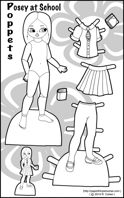 printable-paper-doll-posey-bw