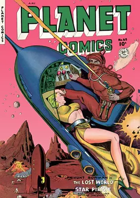 1950s sci-fi pulp covers