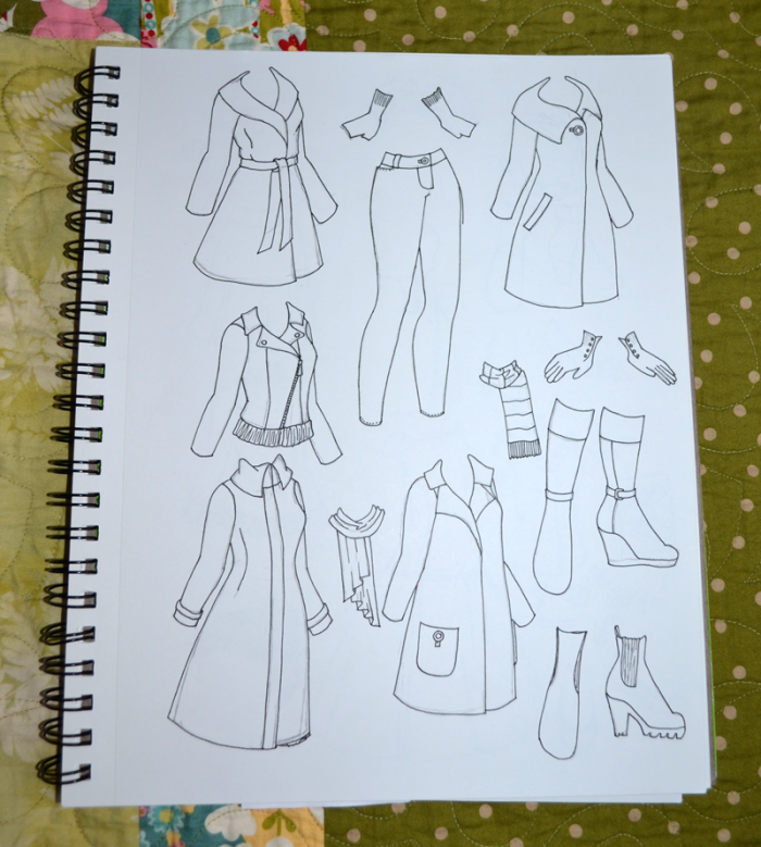 Coats! It has been a while since I did a set of coats. 