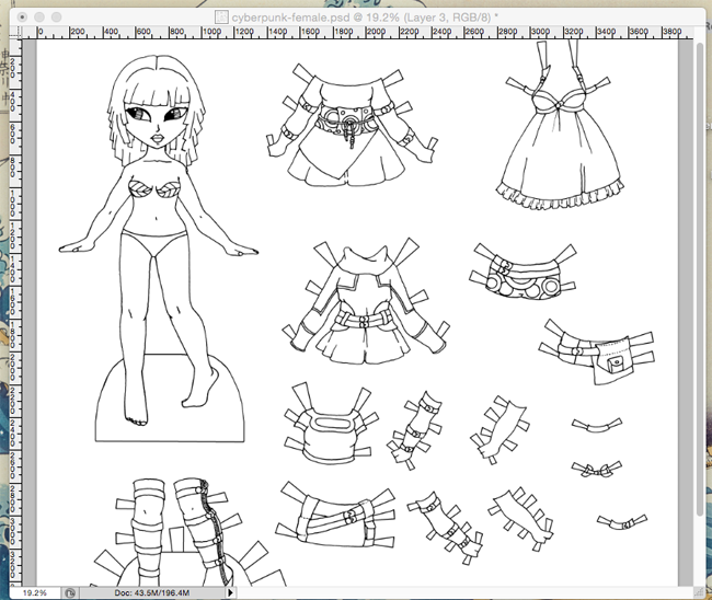 Yukimo showing off her futuristic wardrobe and her sexy leaf bra. In the future, everyone will have leaf bras.