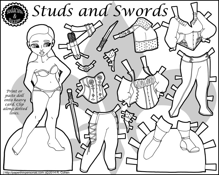studs-paper-doll-black-white