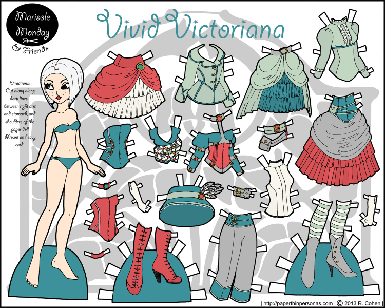 vivid-victoriana-marisole-monday-steampunk-paper-doll