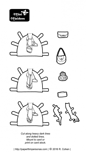 Paper Doll Prom Accessories! 
