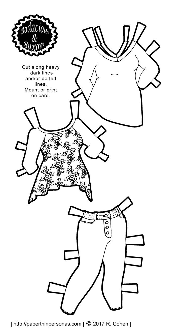 A dress from 1820 for the B&B curvy paper doll series based on a gown from the Philadelphia Museum of Art to color and print.