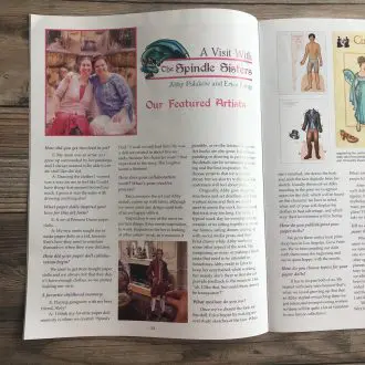 The interview with the Spindle Sisters from Paper Doll Studio Magazine. 