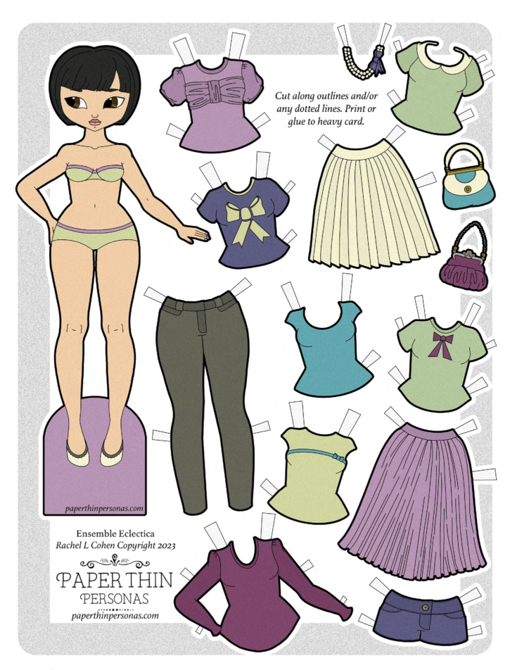 Paper Thin Personas • Diverse & Whimsical Printable Paper Dolls for ...