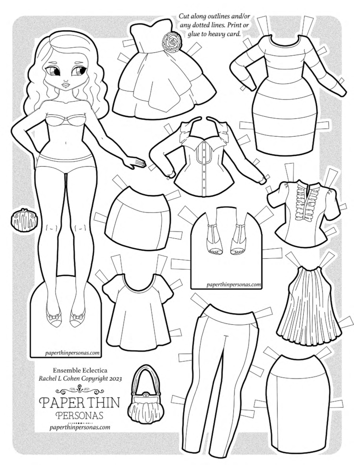 Paper Thin Personas • Diverse & Whimsical Printable Paper Dolls for ...