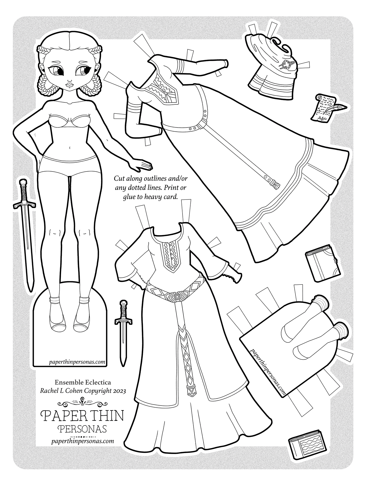 Paper Thin Personas • Page 2 of 170 • Diverse &amp; Whimsical Printable ...