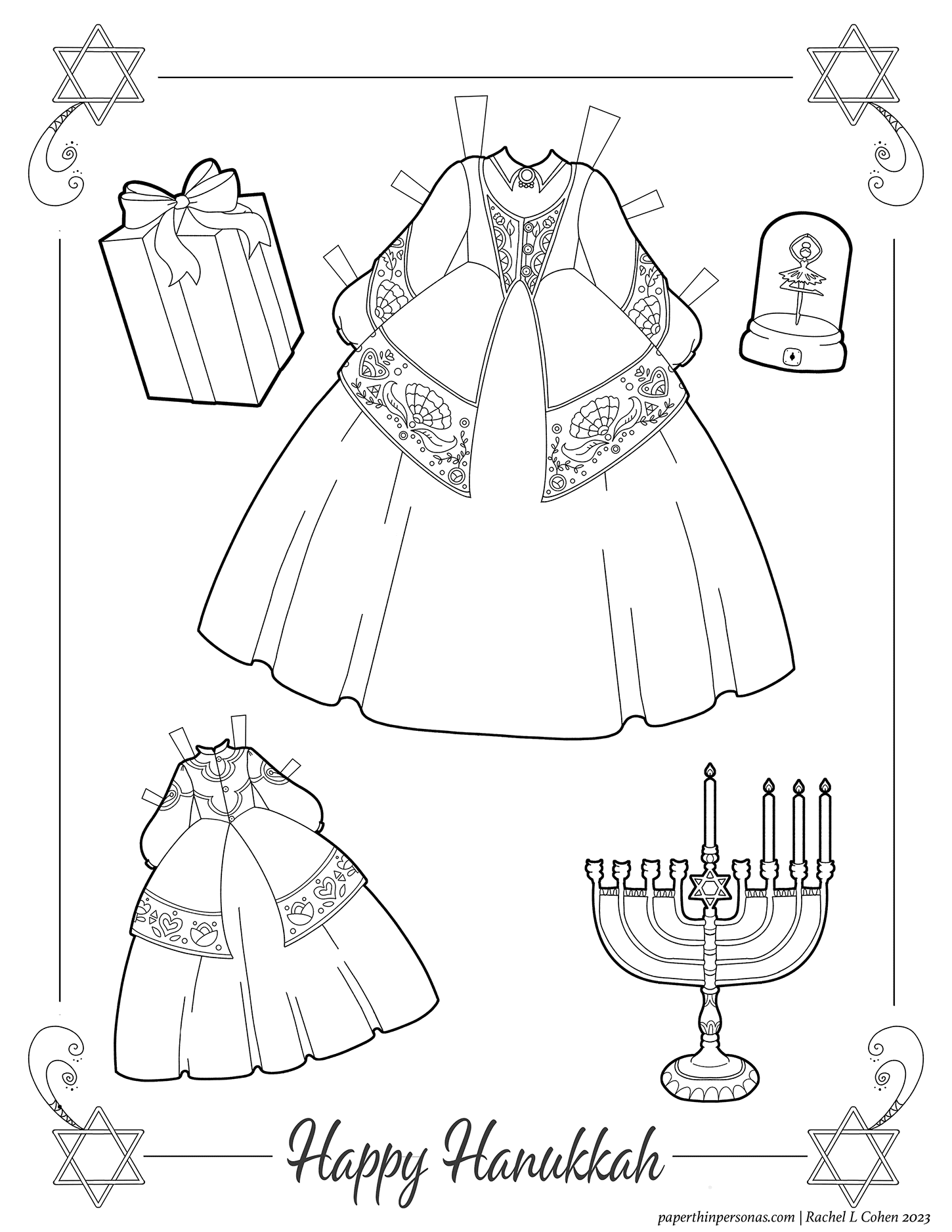 Printable Paper Dolls from Paper Thin Personas